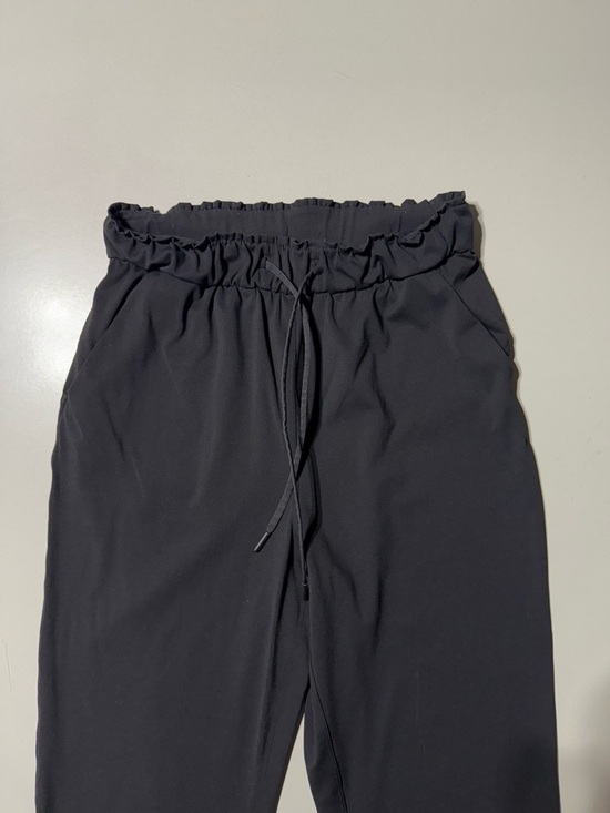 Lululemon Keep Moving Pant High Rise Straight Athletic Black Sz 6 - Picture 5 of 10